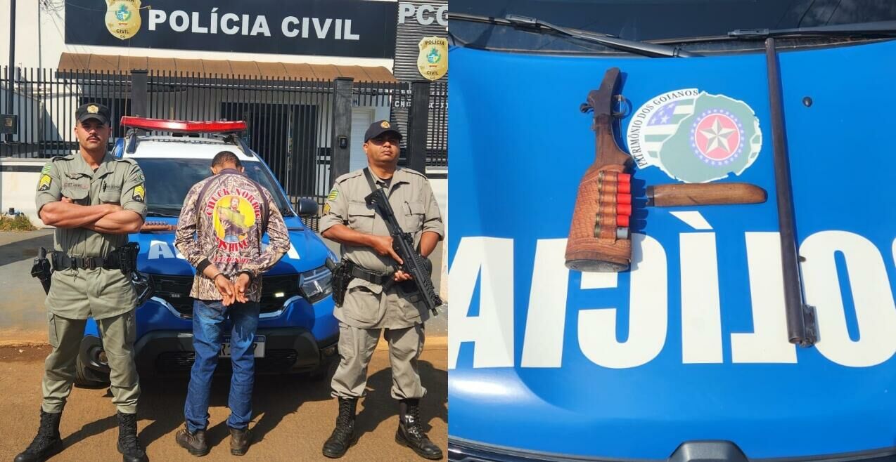 Imagem de compartilhamento para o artigo Motorista tenta esconder arma em forro, mas é descoberto e acaba preso por porte ilegal de espingarda em Chapadão do Céu da MS Todo dia